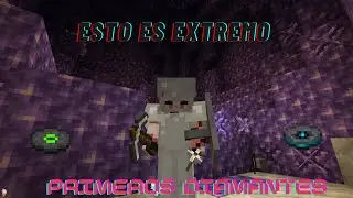 Dia De Mina Consiguiendo Primeros Diamantes Y Dos Disco De Creeper Minecraft Esto Es Extremo Cap #2