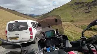 Newlands Pass in the Lake District on My R1250GSA