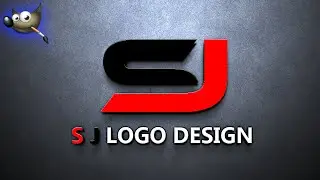 How to Create an SJ Logo in GIMP &ndash; 3D Logo Design Tutorial for Beginners