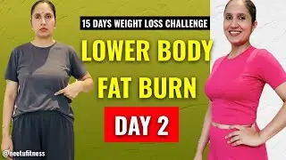 Lower Body Fat Burn: Day 2 of 15-Day Challenge [5 Mins!]