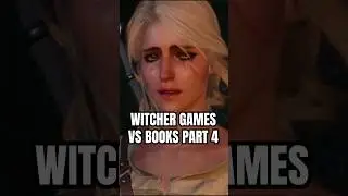 Differences between the Witcher BOOKS and GAMES part 4 || #witcher analysis #shorts #booktube #books