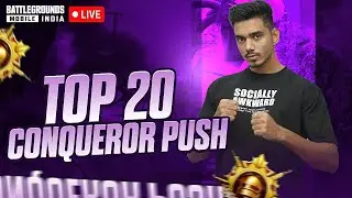 AJJ TOP 20 HOKE RAHEGA | CONQUEROR RANK PUSH | BGMI LIVE |  FACECAM🔴| |#uzugamer