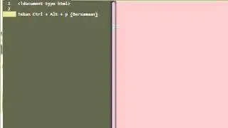 Cara menampilkan menubar Sublime Text yang di Hide.