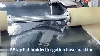 Prefabricated hole drip irrigation tape  PE lay flat hose extrusion machine