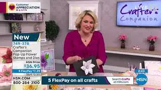 Crafter's Companion PopUp Flower Stamps and Dies