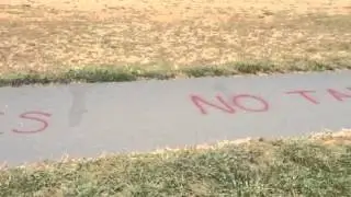 Ironic message, considering how many people drove to the seaside