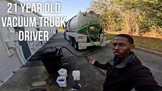 COLLECTING OIL as a 21 YEAR OLD vacuum truck driver...