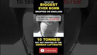 Biggest Bomb Ever Dropped on the UK: GRAND SLAM #ww2 #military
