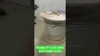 Finolex 3+1 cctv cable drum | finolex rj59 cctv cable
