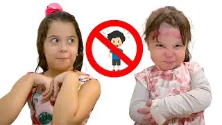 SARAH E ELOAH aprendem REGRAS E CONDUTAS para CRIANÇAS SE COMPORTAR história engraçadas for kids