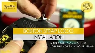HOW TO:  Install Boston Straplocks on your guitar