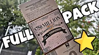 Full Pack of $30 Winners Circle Texas Lottery Scratch Off Tickets