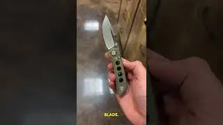 In the shop with the @reateknives PL-XT Pivot Lock knife #edc #reate #knives