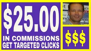 Get Targeted Clicks Review - $25.00 In Commissions - Unlimited Daily Autopilot Traffic.