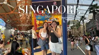 Day 2 in SG: maxwell food center, universal studios, haji lane