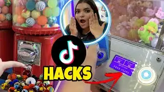 TESTANDO HACKS VIRAIS DO TIKTOK NAS MÁQUINAS  DE PEGAR PRÊMIOS!! * INACREDITÁVEL *
