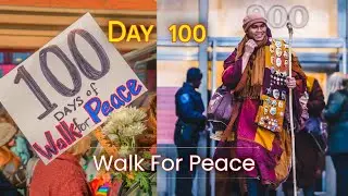 Day 100 of Walk for Peace: A Journey of Faith, Patience, and Humanity #walkforpeace #buddhistmonks