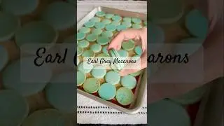Earl Grey Macarons #frenchmacarons #macaron #earlgrey #piping #process #fyp #shorts #satisfyingvideo