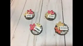 Build Your Stash | Bottle Cap Embellishment and Paper Clip | DIY Embellishments