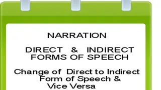 Narration Simple Sententence  Presentation