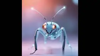 Bionic Ant #animation #3danimation#3d  #3danimation #chromakey