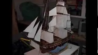 Building Wooden Model Ship Montanes by Bill