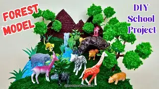 Best Forest model for school project | Miniature forest model | DIY forest model | Wild forest