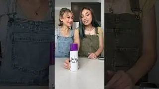 Hair spray prank on my sister! #challenge #pranks
