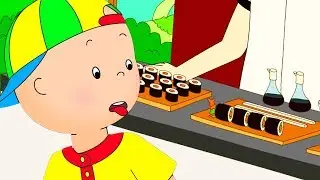 Caillou en Fran&ccedil;ais | Caillou D&eacute;teste les Sushis | dessin anim&eacute; | dessin anim&eacute; pour b&eacute;b&eacute;