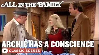 Archie Was Hesitant To Cancel His Poker Game To Babysit | All In The Family