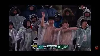 Zach Wilson gets Booed for the 7th time on TNF