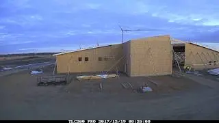 Time laps video of Trav's front entry .  Enercept Watetertown Commercial Sips