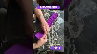 Rose crepe paper-rose carta crespa TUTORIAL #diy #diycrafts #crepepapercraft #handmade #tutorial