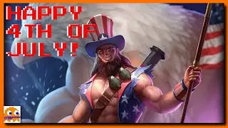 A SPECIAL 4TH OF JULY DUEL WITH FREEDOM OVERLOAD POSEIDON! SMITE Masters Duel - Poseidon VS Chang'e