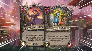 NEW META INSANE MENAGERIE COMP?! | Hearthstone Battlegrounds