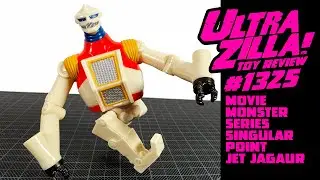 BANDAI MOVIE MONSTER SERIES GODZILLA SINGULAR POINT JET JAGUAR REVIEW!