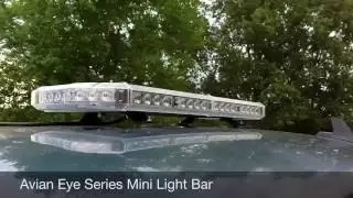 Day Time Install With LED Equipped Avian Eye Series Mini Light Bar