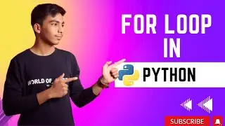 #10 Python Tutorial | For Loop in Python