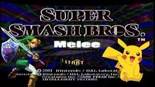 Playing Nintendo Gamecube! Super Smash Bros. Melee!