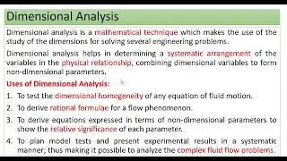 01. Fluid Mechanics in Bangla | Dimensional and Model Analysis in Bangla