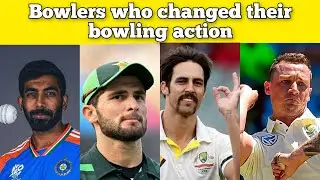 Bowlers Who changed their bowling actions in Cricket