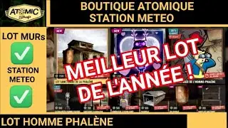 Fallout 76 boutique atomique, le lot a ne pas louper, une réussite totale et station météo
