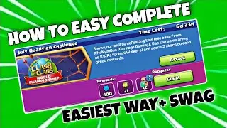 How To Complete JULY Qualifier Challenge Event in COC|How to 3 star JULY Qualifier Challenge