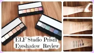 Тени для век ELF Studio Prism Eyeshadow &mdash; ВСЕ палетки/Влажные и сухие живые образцы