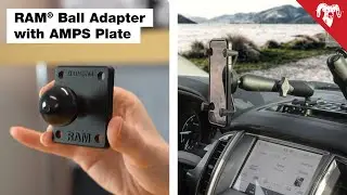 RAM&reg; AMPS Ball Plate Adapter