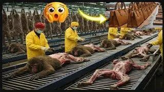 Inside the Monkey-Pattern Leather Factory – Full Process How Million-Dollar Bags Are Made