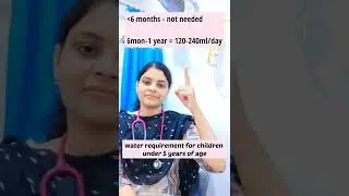 குழந்தைக்கு எவ்வளவு தண்ணீர் குடுக்கணும்?#pediatricians #waterforkids #parentingintamil