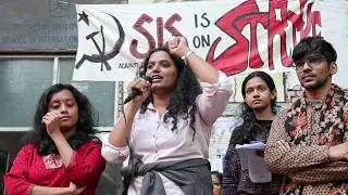 JNUSU President Aditi on JNU VC Santishree Dhulipudi Pandit | SIS-SL Lawn 21 February 2026