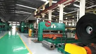 Conveyor belt production workshop, rubber conveyor belt inspection