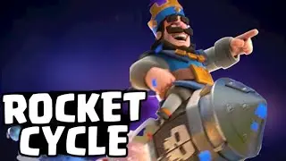 UNSTOPPABLE NEW ROCKET CYCLE DECK | Clash Royale
